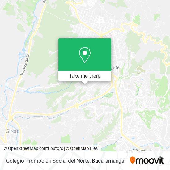 Mapa de Colegio Promoción Social del Norte