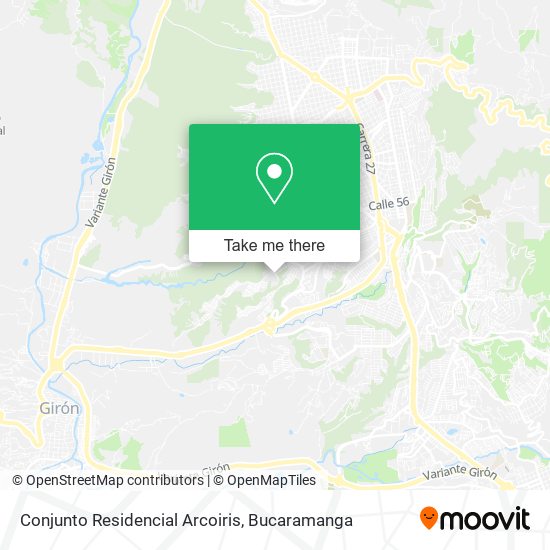 Mapa de Conjunto Residencial Arcoiris