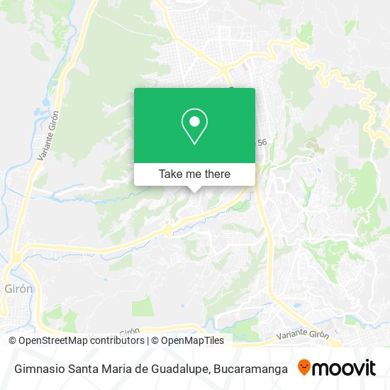 Gimnasio Santa Maria de Guadalupe map