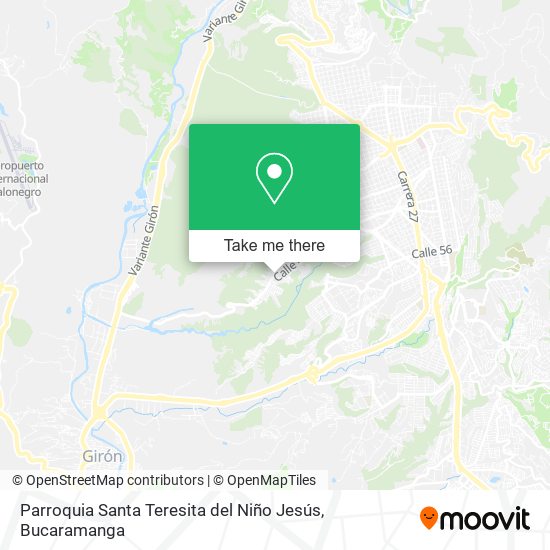 Mapa de Parroquia Santa Teresita del Niño Jesús