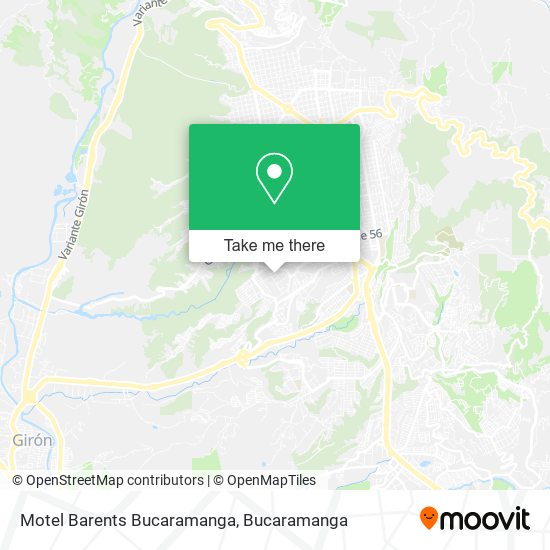 Motel Barents Bucaramanga map