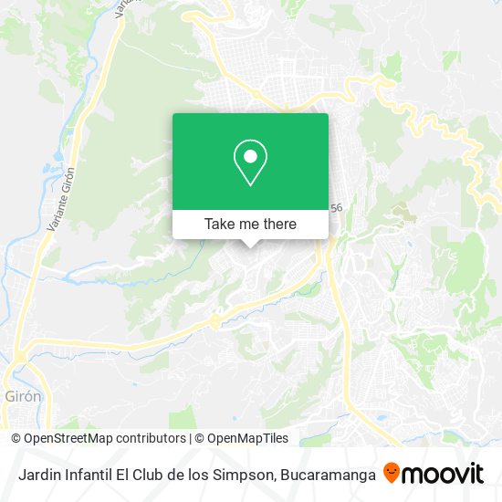 Jardin Infantil El Club de los Simpson map