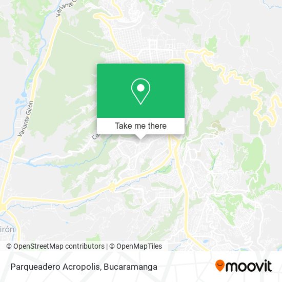 Parqueadero Acropolis map
