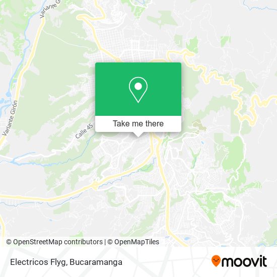 Mapa de Electricos Flyg