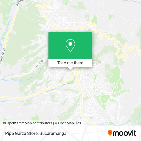 Mapa de Pipe Garza Store