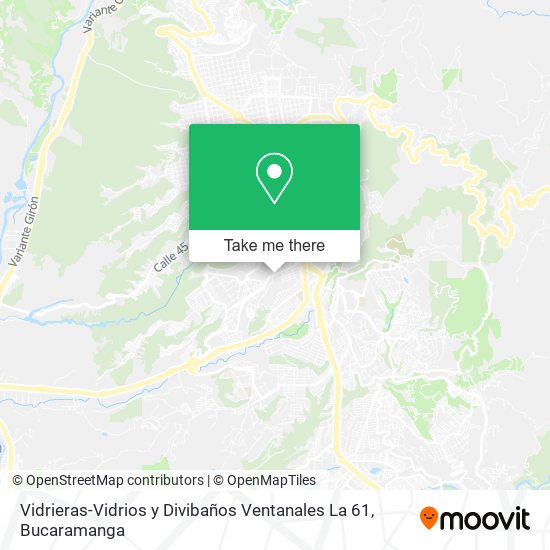 Vidrieras-Vidrios y Divibaños Ventanales La 61 map