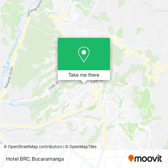 Mapa de Hotel BRC
