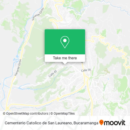 Cementerio Catolico de San Laureano map
