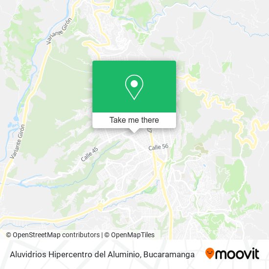 Aluvidrios Hipercentro del Aluminio map