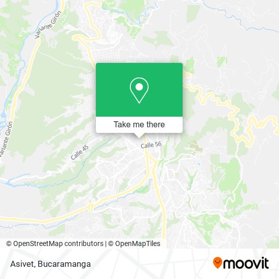 Asivet map