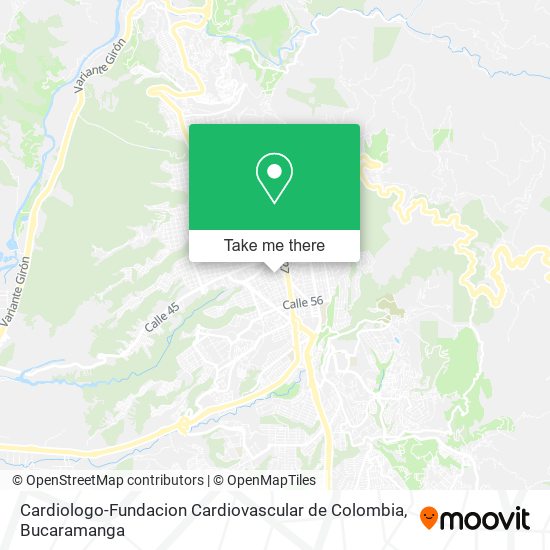 Cardiologo-Fundacion Cardiovascular de Colombia map