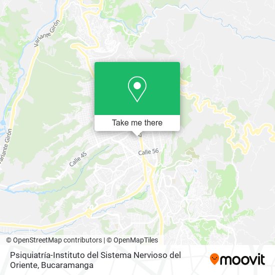 Psiquiatría-Instituto del Sistema Nervioso del Oriente map