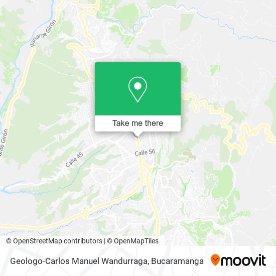 Geologo-Carlos Manuel Wandurraga map