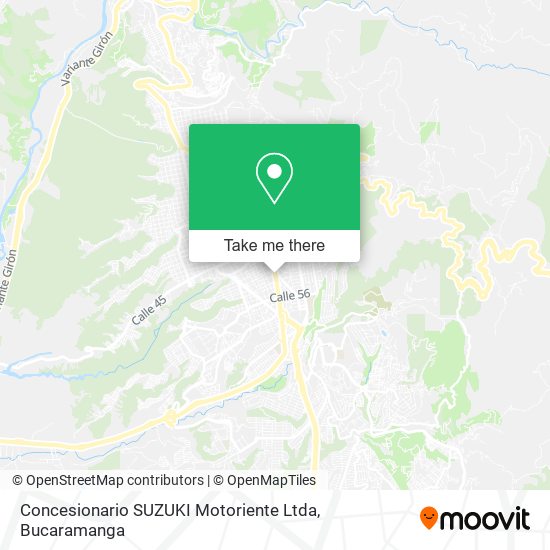 Concesionario SUZUKI Motoriente Ltda map