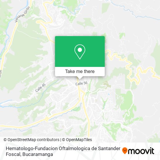 Mapa de Hematologo-Fundacion Oftalmologica de Santander Foscal