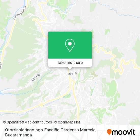 Otorrinolaringologo-Fandiño Cardenas Marcela map