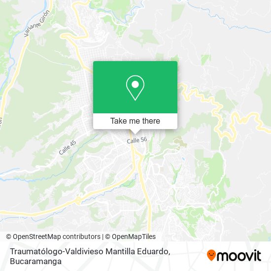 Mapa de Traumatólogo-Valdivieso Mantilla Eduardo