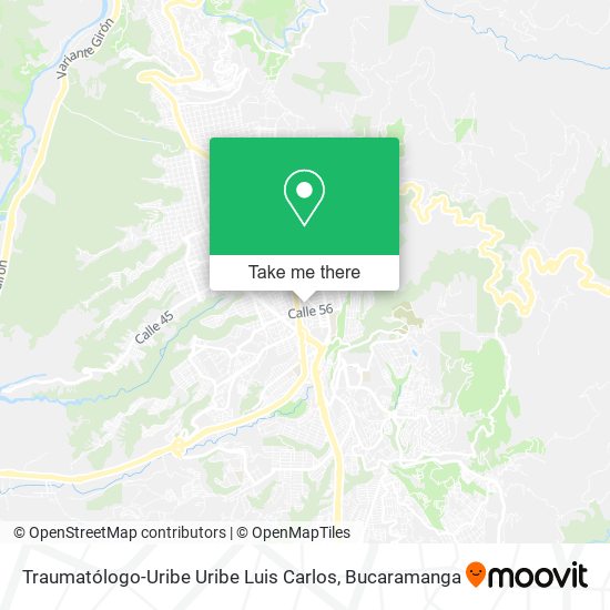 Traumatólogo-Uribe Uribe Luis Carlos map