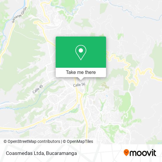 Mapa de Coasmedas Ltda