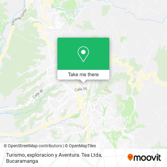 Turismo, exploracion y Aventura. Tea Ltda map