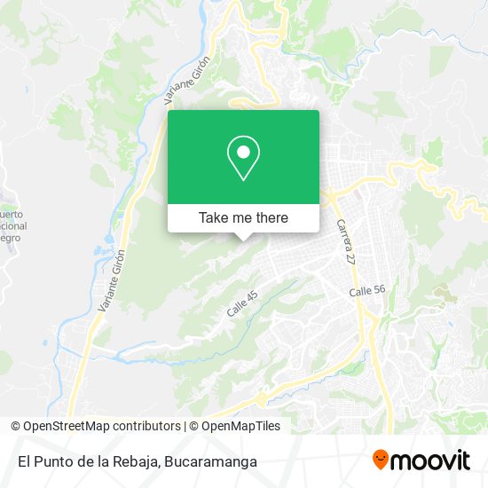 El Punto de la Rebaja map