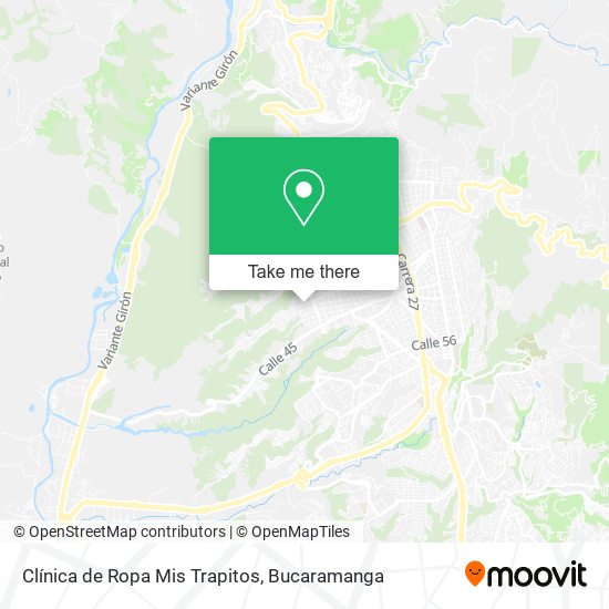 Mapa de Clínica de Ropa Mis Trapitos