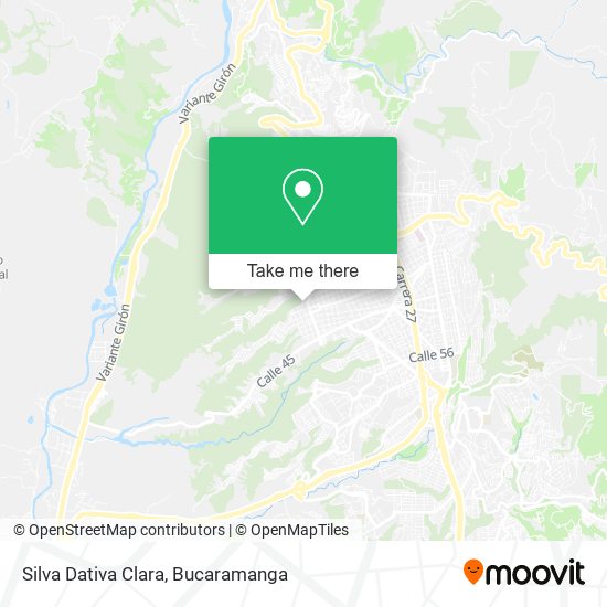 Silva Dativa Clara map
