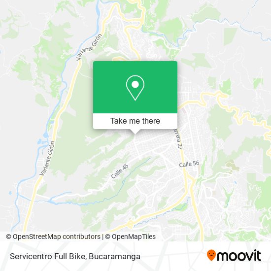 Mapa de Servicentro Full Bike