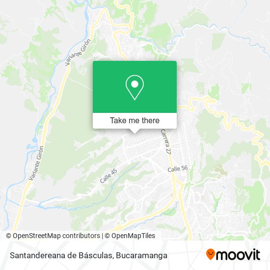 Santandereana de Básculas map