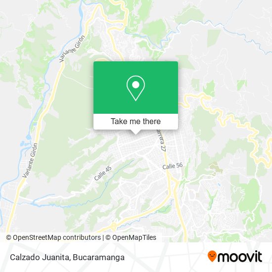 Calzado Juanita map