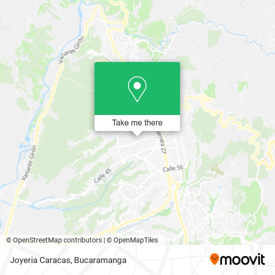 Joyeria Caracas map