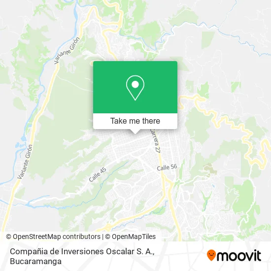 Compañia de Inversiones Oscalar S. A. map