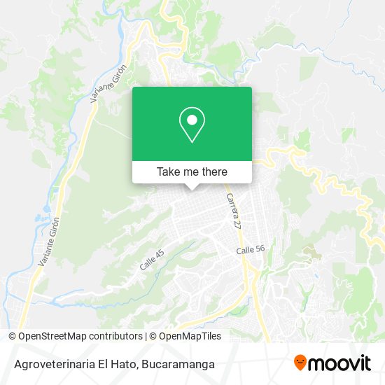 Agroveterinaria El Hato map