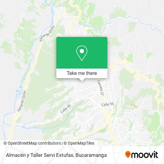 Almacén y Taller Servi Estufas map