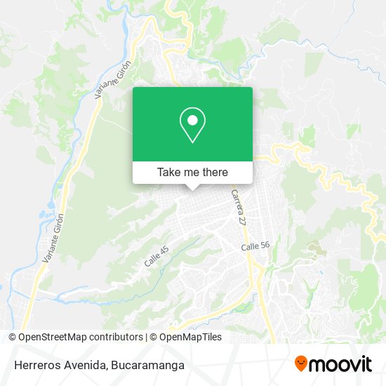 Herreros Avenida map