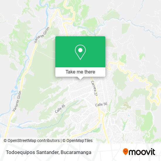 Todoequipos Santander map