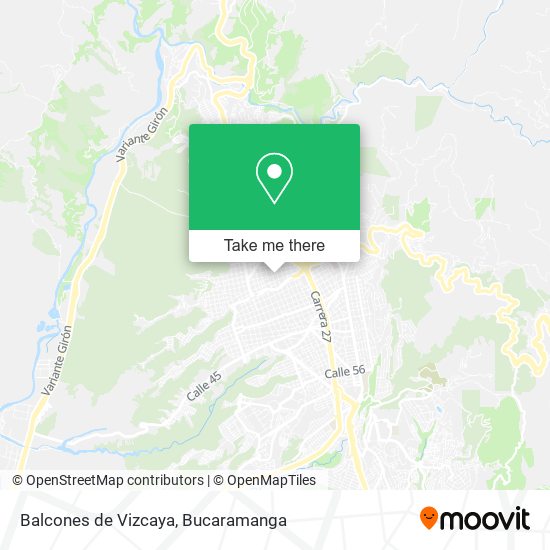 Balcones de Vizcaya map