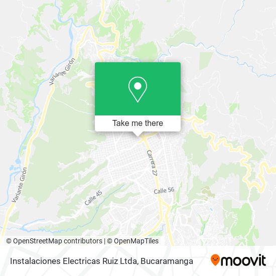 Instalaciones Electricas Ruiz Ltda map
