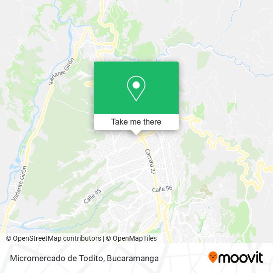 Mapa de Micromercado de Todito