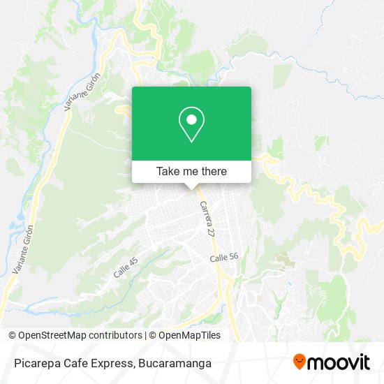 Picarepa Cafe Express map