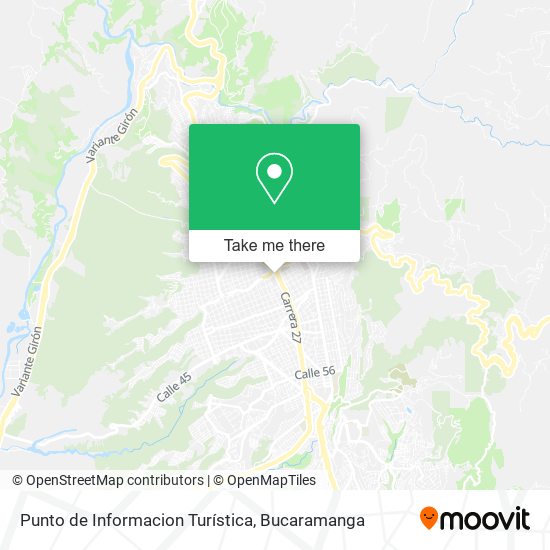 Mapa de Punto de Informacion Turística