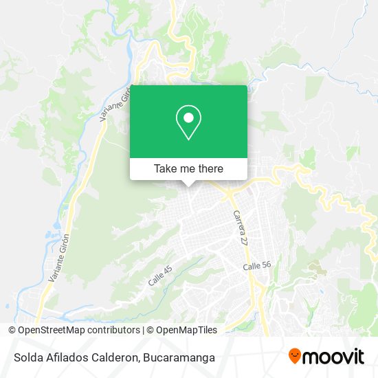 Solda Afilados Calderon map