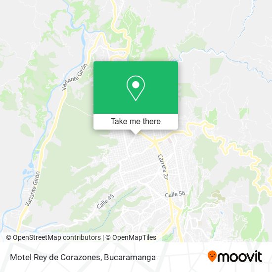 Mapa de Motel Rey de Corazones