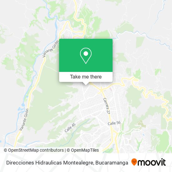 Direcciones Hidraulicas Montealegre map