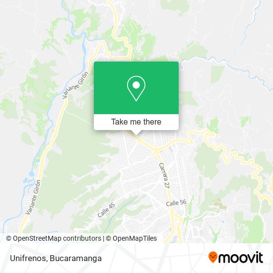 Mapa de Unifrenos