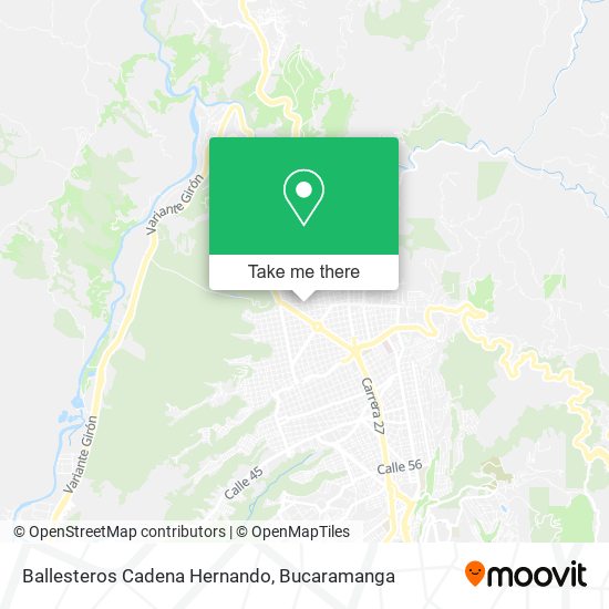 Mapa de Ballesteros Cadena Hernando