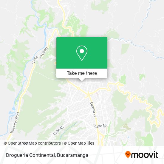 Drogueria Continental map