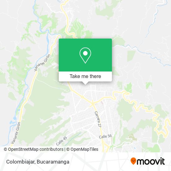 Colombiajar map