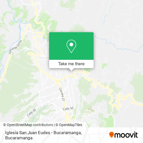 Iglesia San Juan Eudes - Bucaramanga map