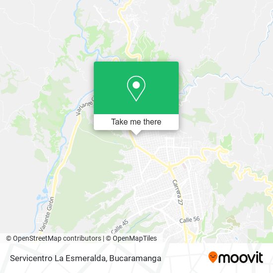 Servicentro La Esmeralda map